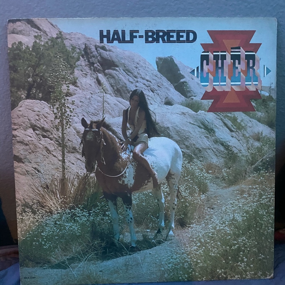 VINTAGE CHER HALF BREED VINYL RECORD
